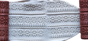 Текстурен ролер за полимерна глина- Коледен мотив 2