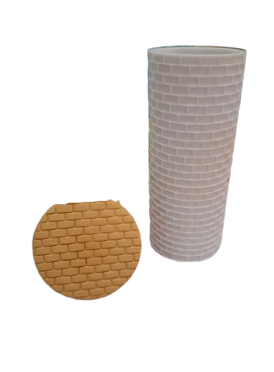 Текстурен ролер за полимерна глина- тухли