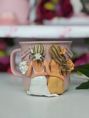 Чаши с полимерна глина за кумове (Копие)