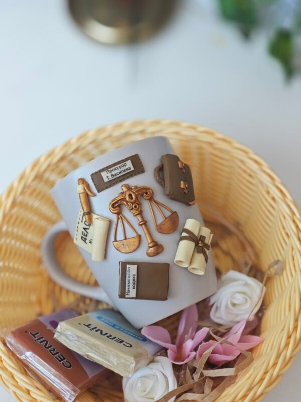 Чаша с полимерна глина "Сид Ленивеца" (Копие)