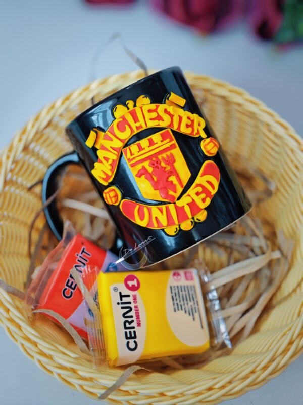 Чаша с полимерна глина с Манчестър Юнайтед