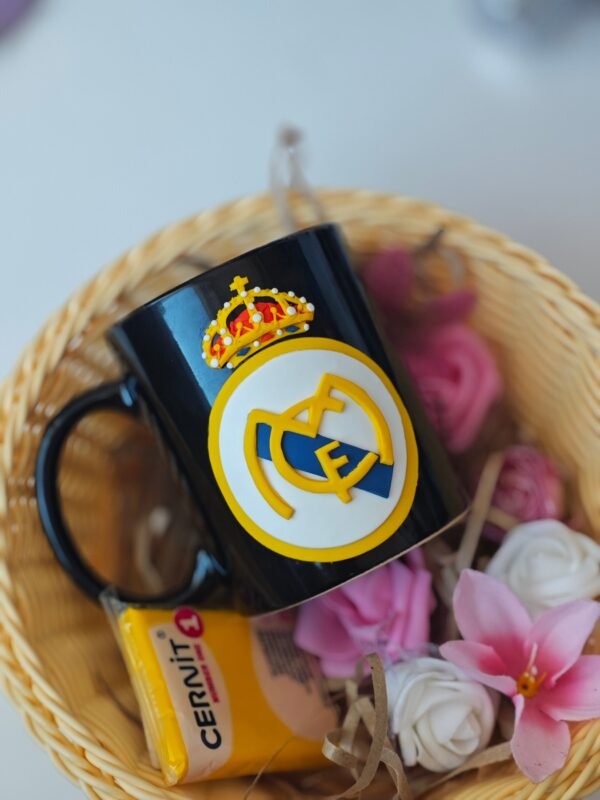 Чаша с полимерна глина с Реал Мадрид