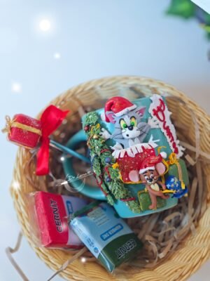 Чаша с  полимерна глина Том и Джери