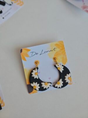 Обеци от полимерна глина "Лятно изкушение"