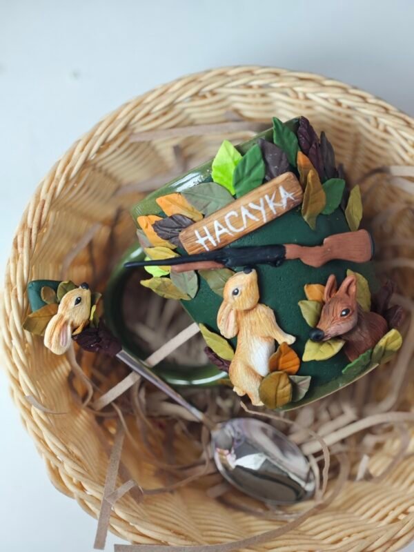 Чаша с  полимерна глина за ловец