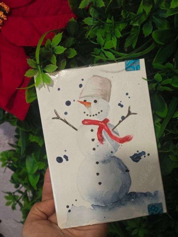 Ръчно рисувани Коледни картички