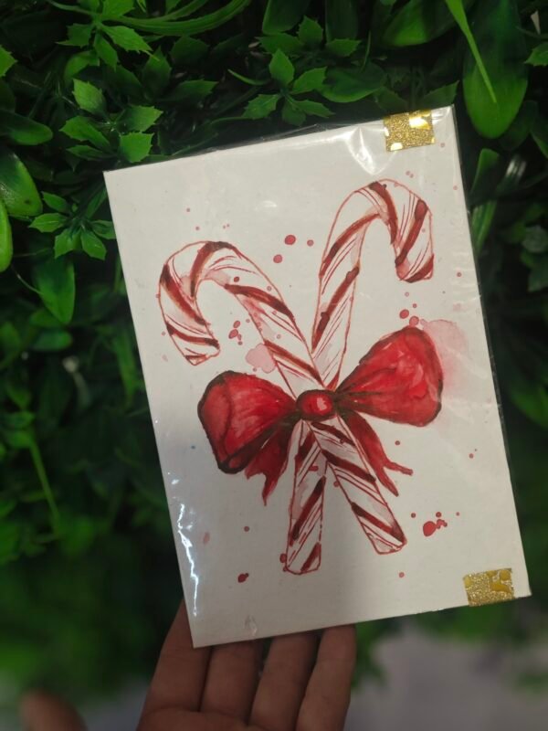 Ръчно рисувани Коледни картички