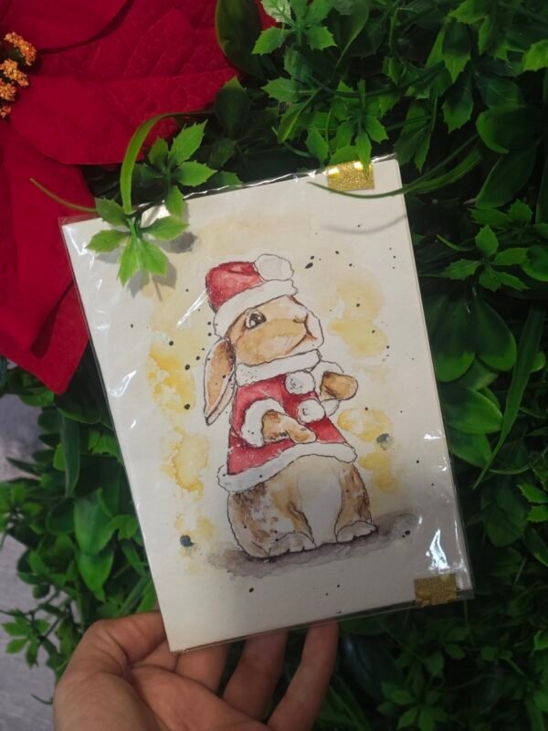 Ръчно рисувани Коледни картички