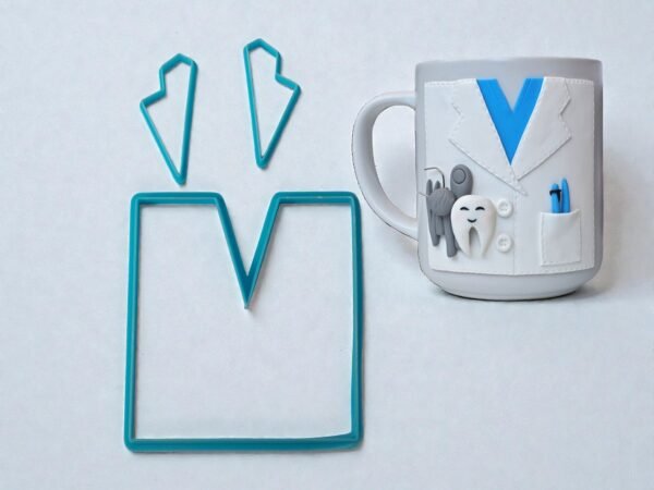 Резец за полимерна глина - "Лекарска униформа"