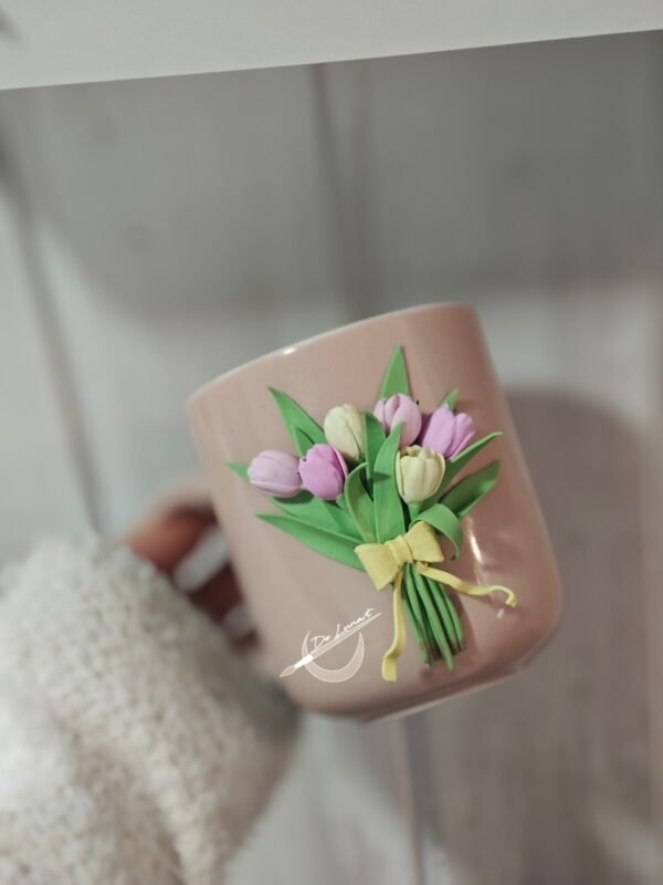 Чаша с полимерна глина "Лалета"